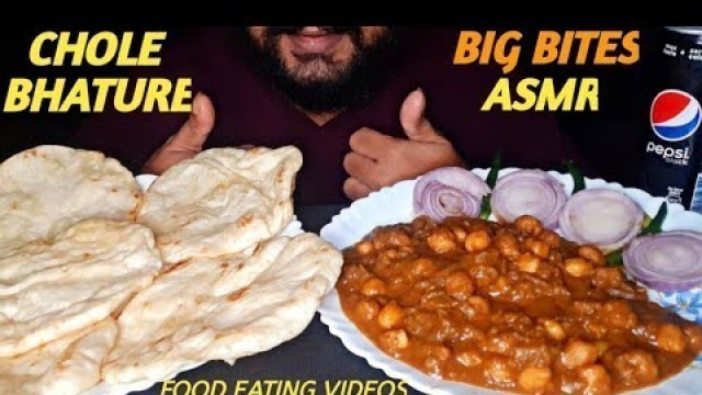 'ASMR:CHOLE BHATURE EATING SHOW|CHOLE BHATURE CHALLENGE|INDIAN FOOD MUKBANG|FOOD EATING VIDEOS'
