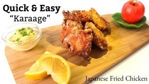 'Quick and Easy Japanese Fried Chicken Recipe | The Best Chicken Karaage!'