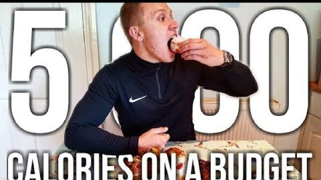 '5,000 CALORIES FOR FIVE POUND CHALLENGE  | EPIC CHEAT MEAL  | MAN VS FOOD'