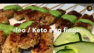 'Paleo diet egg fingers in Tamil  | Paleo / keto snack recipes in tamil | egg recipes | Jo kitchen'