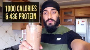 'My Go To Daily Breakfast | Muscle Building Vegan Smoothie'