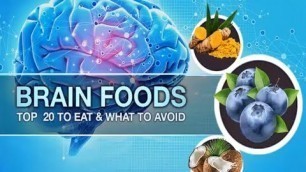 'My Top 20 Brain Foods to Improve Mood and Memory'