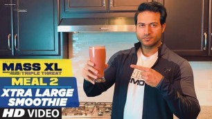 'MEAL 2: Xtra Large Smoothie  - MASS XL - Muscle Building Program by Guru Mann'