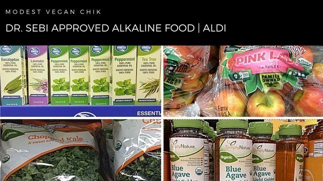 'Dr Sebi Approved Alkaline Foods at ALDI | Alkaline Vegan Grocery Shopping'