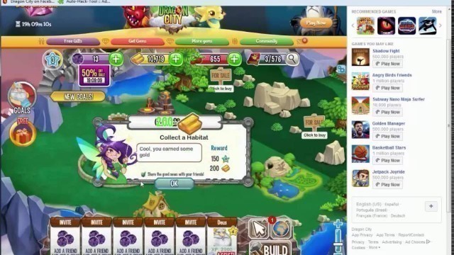 'How to hack Dragon City Food/Gold/Exp and soon Gems'