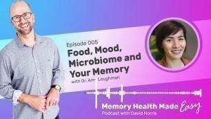 'Food, Mood, Microbiome and Your Memory with Dr. Amy Loughman #05'