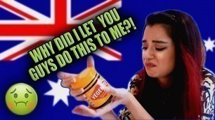 'My Subscribers Made me eat Australian food for 24 hours'