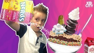 'KIDS make the Ultimate Cereal Challenge!! Food Games & Family Fun!'