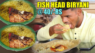 'Fish Head Biryani @ 40 rs Only | Chhattisgarh Street Food | Sukma | Amazing Indian Stret Food Videos'