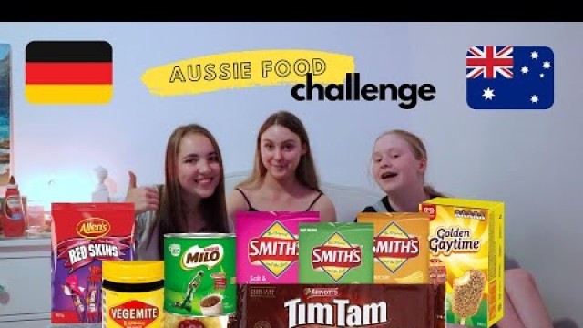 'German tries typical AUSSIE FOOD for the 1st time || Australian food challenge pt1'