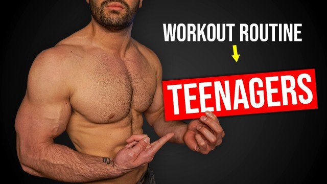 'TEENAGER Workout Routine To Build Muscle! (FAST RESULTS!!)'