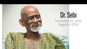 'Commemorating Dr. Sebi\'s Passing.'