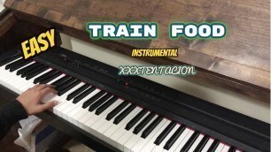 'XXXTENTACION- train food piano cover'