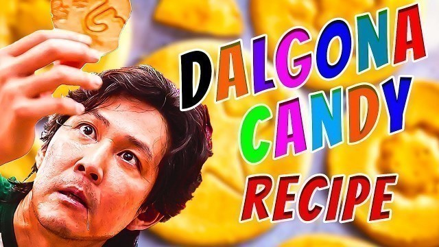 'How to make Dalgona Candy Recipe - Dalgona Challenge - [Netflix Squid Game] - Korean street food'