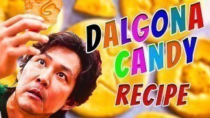 'How to make Dalgona Candy Recipe - Dalgona Challenge - [Netflix Squid Game] - Korean street food'