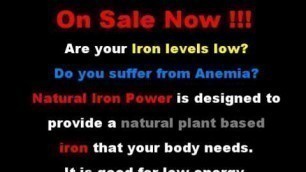 'Natural Iron Power 013 Inspired by Dr. Sebi.'
