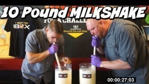 'WORLDS BIGGEST MILKSHAKE CHALLENGE! 151oz (5 Liters) - Man Vs Food - Staten Island'