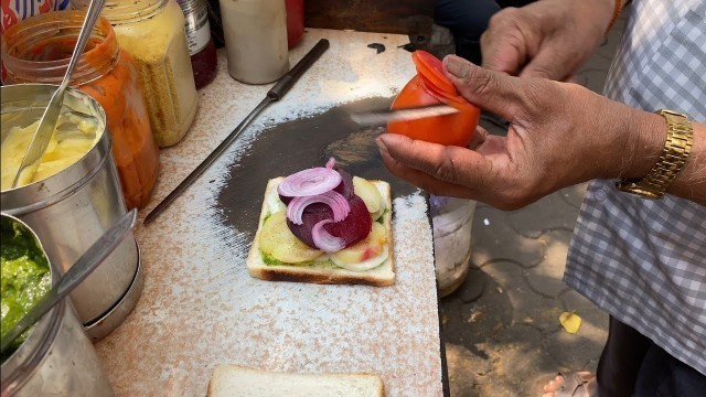 'BEST CUTTING SKILLS || VEG TOAST || INDIAN STREET FOOD || @ RS. 40/-'