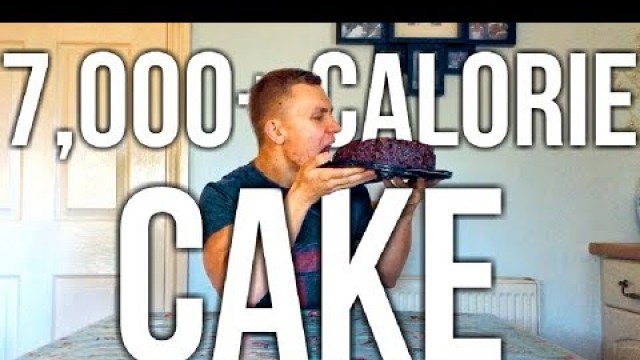 '7,000+ CALORIE CAKE CHALLENGE | MAN VS FOOD | EPIC CHEAT MEAL'