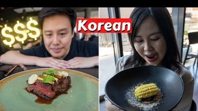 'FANCY KOREAN Australian Food by NYC Michelin Starred Restaurant Chef'