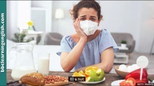 'BBC 6 Minute English | Are food allergies more common now? with subtitles'