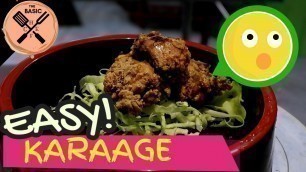 'Easy KARAAGE recipe | Japanese fried chicken'