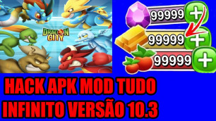 'Hack Dragon City Ouro Comida e Gemas INFINITO Versão 10.3 ( Unlimited Gold And Food )'