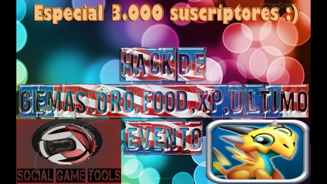 'Especial 3.000 subs (Hack de Gemas,Oro,Food,Nuevo evento,Xp y mas) | Dragon City | HD'