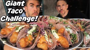 'Undefeated Mexican Taco Challenge! Vancouver\'s Biggest Taco Challenge | Man Vs Food'