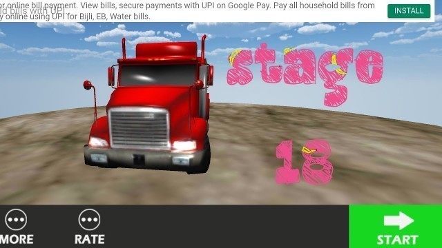 'Truck speed driving 3d | stage - 18 |'