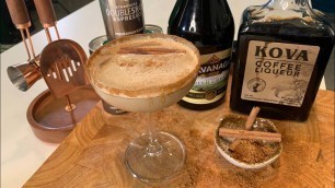 'PUMPKIN SPICE LATTE MARTINI - with Chef Navin & Andrew Pettke, Winners of the Great Food Truck Race!'