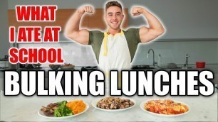 'TOP 3 Muscle Building Meals | What I Ate At School To Grow | Zac Perna'