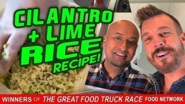 'QUARANTINE RECIPE: Rice 3 Ways: Cilantro + Lime Rice with Chef Navin + Andrew Pettke'