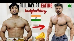 'Full day of Eating for FAT loss and Muscle Gain| Indian Bodybuilding |Vegan Protein Powder'