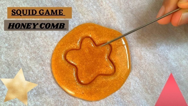 'The squid game (Netflix series) - honey comb candy challenge !!! (Korean street food) #squidgame'