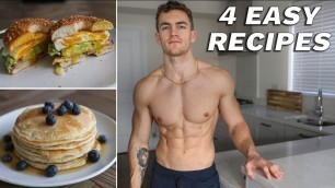 '4 Simple High Protein Breakfast Ideas **for building muscle**'