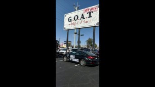 'Live from the set of Food Networks Food Truck Race at G.O.A.T Sports Bar'