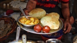 'Sabse Best And Famous Early Morning Breakfast 20/- Only | Indian Street Food | Kolkata Street Food'