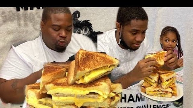 'Man vs. Food // 7 Breakfast Sandwiches'