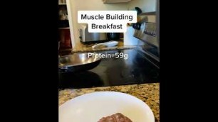 'The Best High Protein Muscle Building Breakfast in 1 Minute | #Shorts'