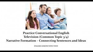 'Practice Conversational English - Food (Common Topic Lesson 3/4)'
