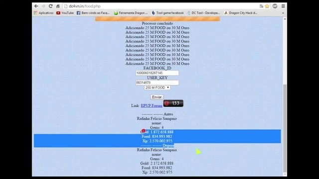 'HACK DE COMO GANHAR 2BILHÕES E 600M DE GOLD OU FOOD DRAGON CITY'