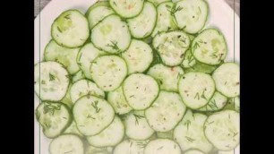 'Dr. Sebi\'s Cucumber and Dill Salad'